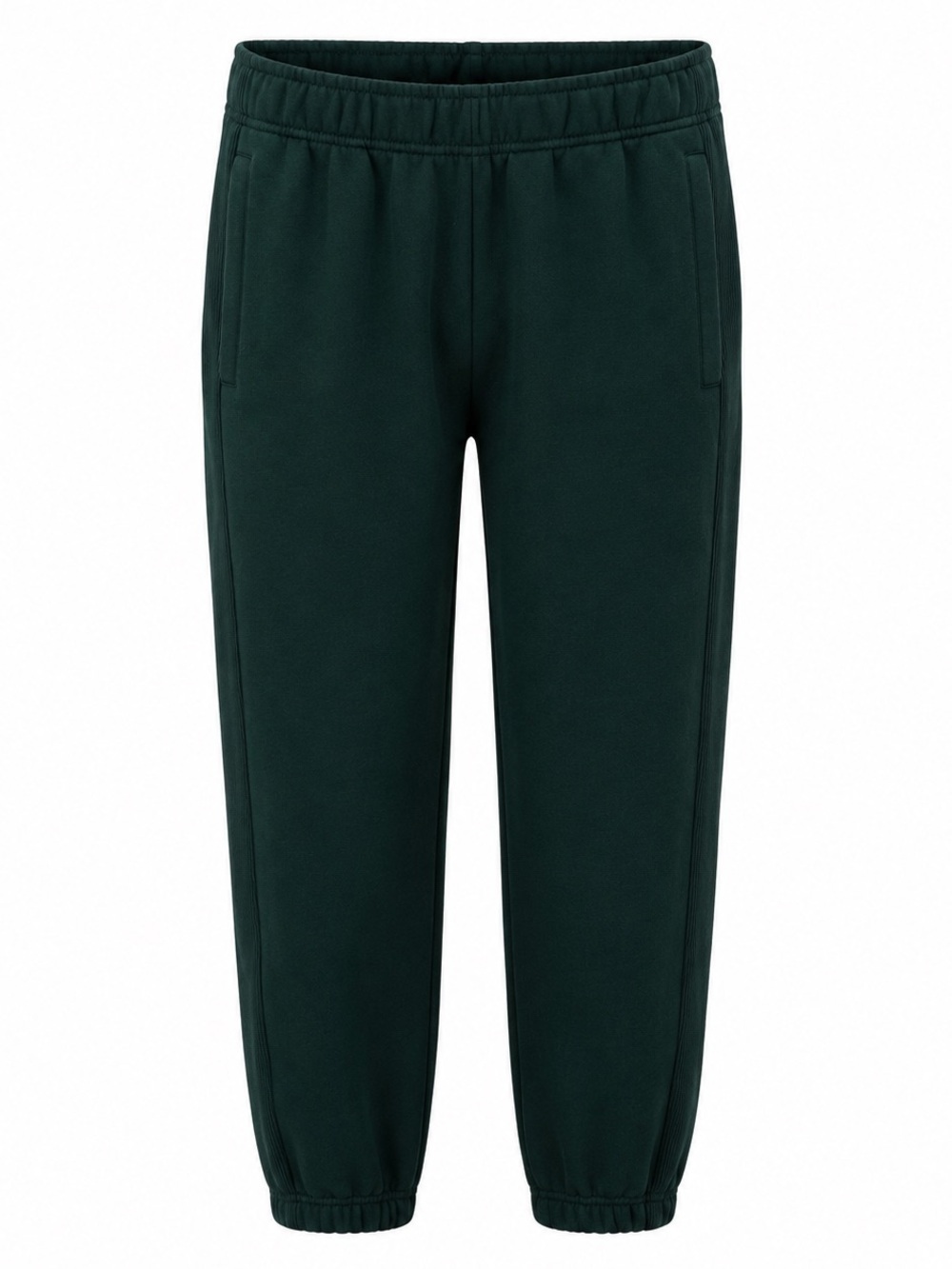 NWT Member’s Mark Women’s Fleece Jogger Pants Green Medium Relaxed Fit